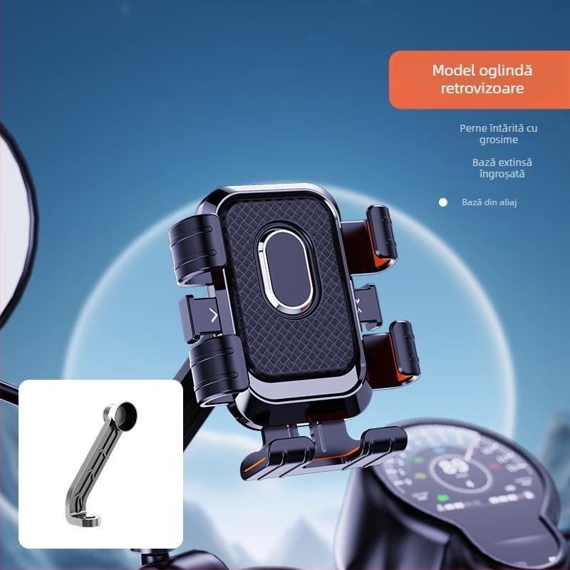Suport pentru telefon pentru ciclism și stativ pentru bicicletă - antișoc, din plastic, personalizabil, utilizare generală