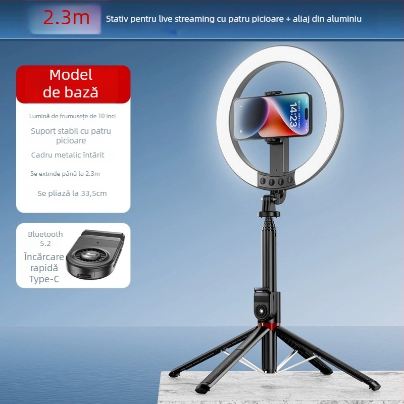 Selfie stick și trepied pentru telefoane mobile, aliaj de aluminiu, Lan xinda, personalizare disponibilă