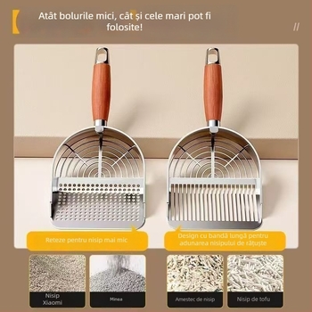 Lopată pentru nisip de pisici – ABS plastic; Brand: Altul; Import: Nu