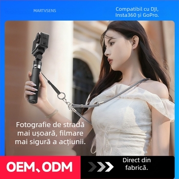 Baston selfie de mână, L5pro Standard Edition, universal pentru DJI Action 6/54 Pro și Shadow Stone GoPro, aliaj de aluminiu, Logo OEM/ODM