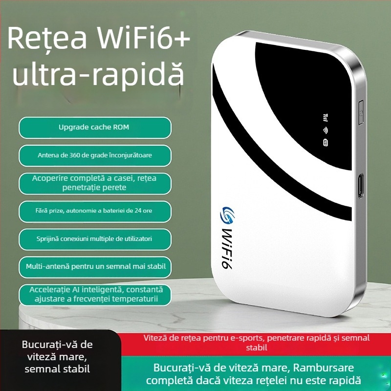 Router Wi‑Fi Portabil pentru utilizare în aer liber, design demontabil, 150 Mbps, 2,4 GHz, 802.11ac, 3G/4G (WCDMA/CDMA2000)