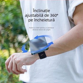 Suport pentru telefon outdoor, construcție din silicon și policarbonat, stil general, sprijină personalizarea