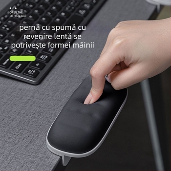 Covoraș de masă multifuncțional cu suport pentru cot și suport rotativ pentru încheietura mâinii, silicon antiderapant pentru birou, suport pentru tastatură, model 4658769769