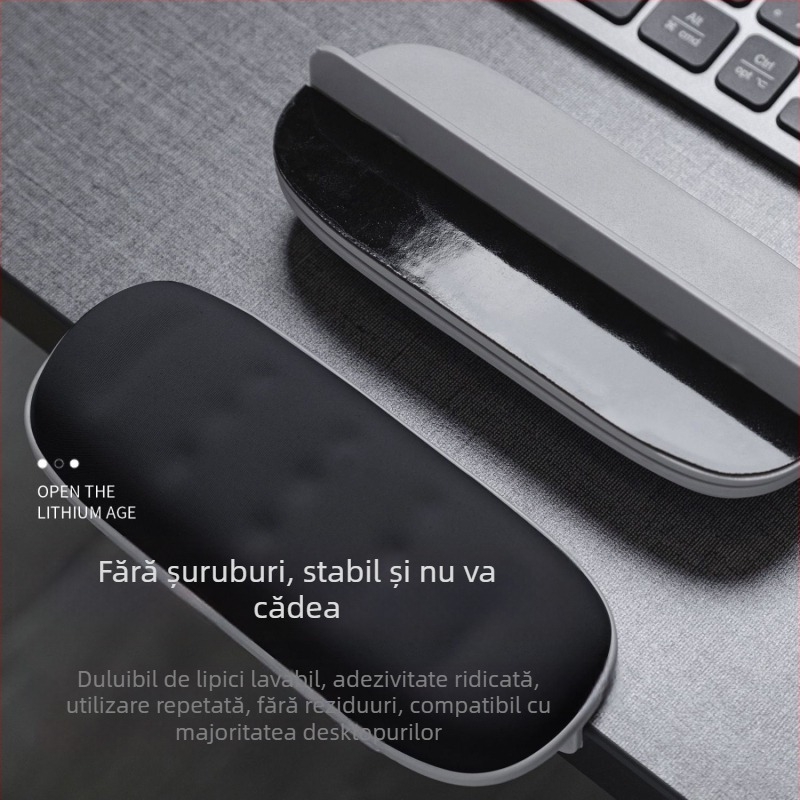 Covoraș de masă multifuncțional cu suport pentru cot și suport rotativ pentru încheietura mâinii, silicon antiderapant pentru birou, suport pentru tastatură, model 4658769769