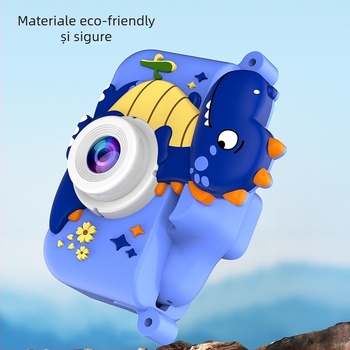 Xianhong Silicone Cameră pentru copii cu două camere, HD, Model General, Ecran LCD 2,0 inchi, 30W pixeli, Card TF, Baterie 400mA