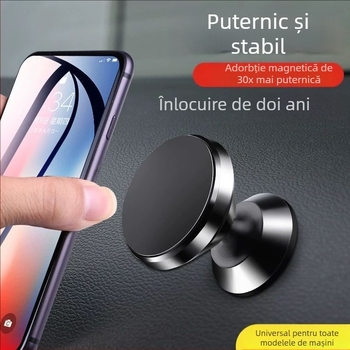 DESNAI Suport auto pentru telefon, magnet, rotire 360°, construcție din aliaj, model: suport pentru telefon în formă de pahar de vin cu model din piele
