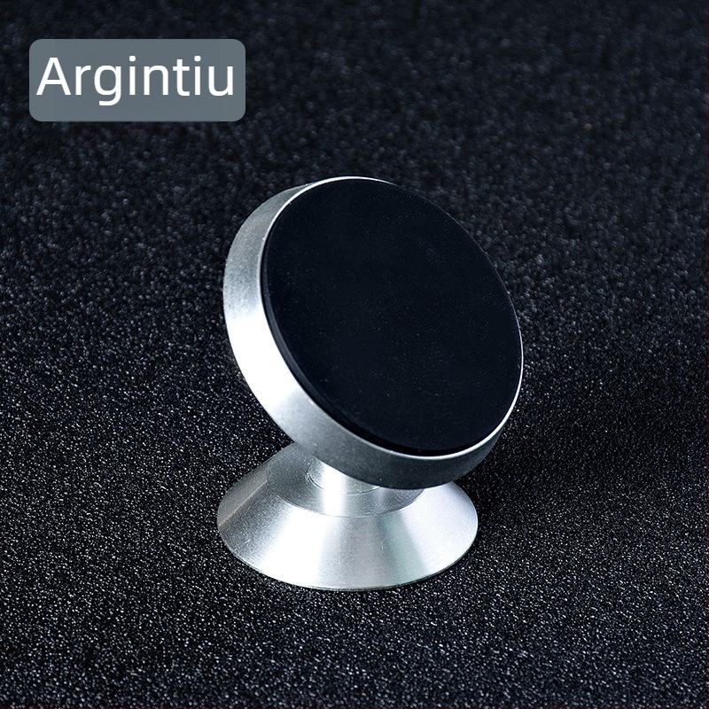 DESNAI Suport auto pentru telefon, magnet, rotire 360°, construcție din aliaj, model: suport pentru telefon în formă de pahar de vin cu model din piele