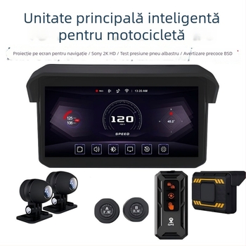 Mt12 înregistrator pentru motocicletă, unghi de vizualizare 140°, senzor 3MP, stocare pe card TF până la 256GB, alimentare 12V