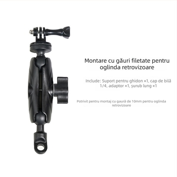 Suport pentru cameră de acțiune pentru motocicletă — aliaj de aluminiu — pentru camere sportive — Brand: Motorcycle bubble