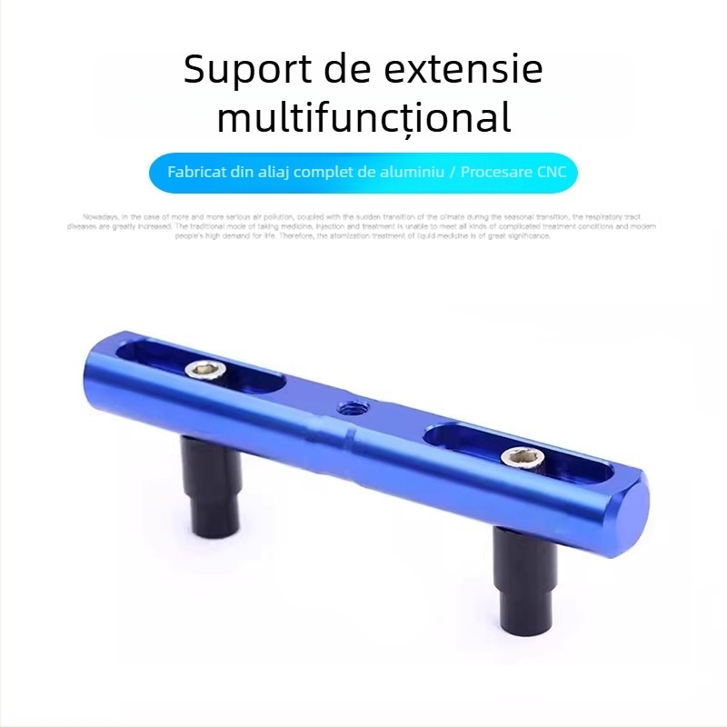 Suport universal pentru telefon pentru motocicletă, cu tijă extensibilă pentru DVR și navigație