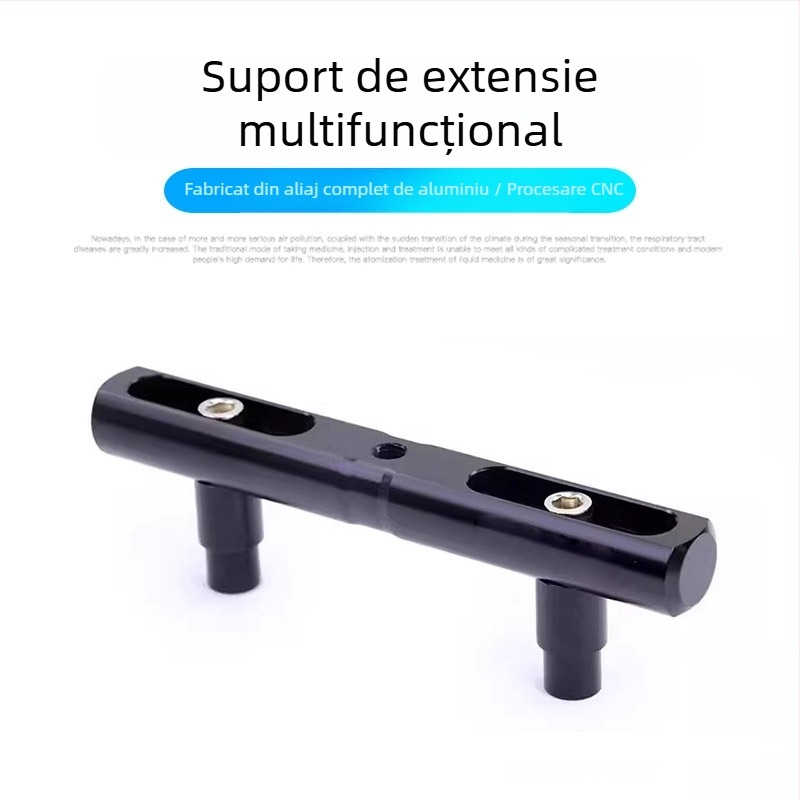 Suport universal pentru telefon pentru motocicletă, cu tijă extensibilă pentru DVR și navigație