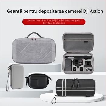 Husă de depozitare portabilă pentru DJI Osmo Action 5 Pro/4/3 și camere GoPro
