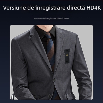 Cameră corp pentru aplicarea legii, 4K 2160P, unghi de vizualizare 90°, Wi-Fi, ieșire USB/HDMI, suport TF până la 128 GB