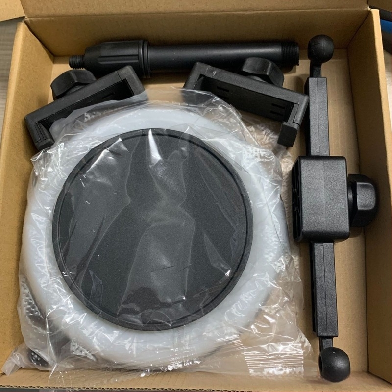 Suport de masă pentru telefon pentru streaming live, cu poziții reglabile pentru camere duale/triple; plastic, stil general