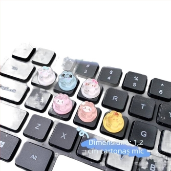 Capace de taste pentru tastatură — aspect plăcut pentru unghii lungi, asistent de manichiură, taste pentru tastare și jocuri, material Youfanggang