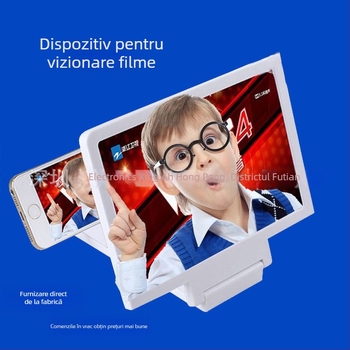 Suport Lazy Man Model 022 – lupă video pentru ecranul telefonului, plastic, utilizare generală