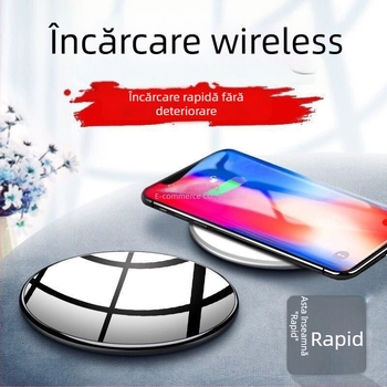 Încărcător wireless 50W pentru iPhone 8–16, Huawei Mate50/40 Pro, Xiaomi și OPPO, protocol AFC