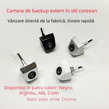 Cameră auto în stil coreean, cameră de mers înapoi cu montaj extern, 12V, unghi de vizualizare 90°, 688x582 CVBS