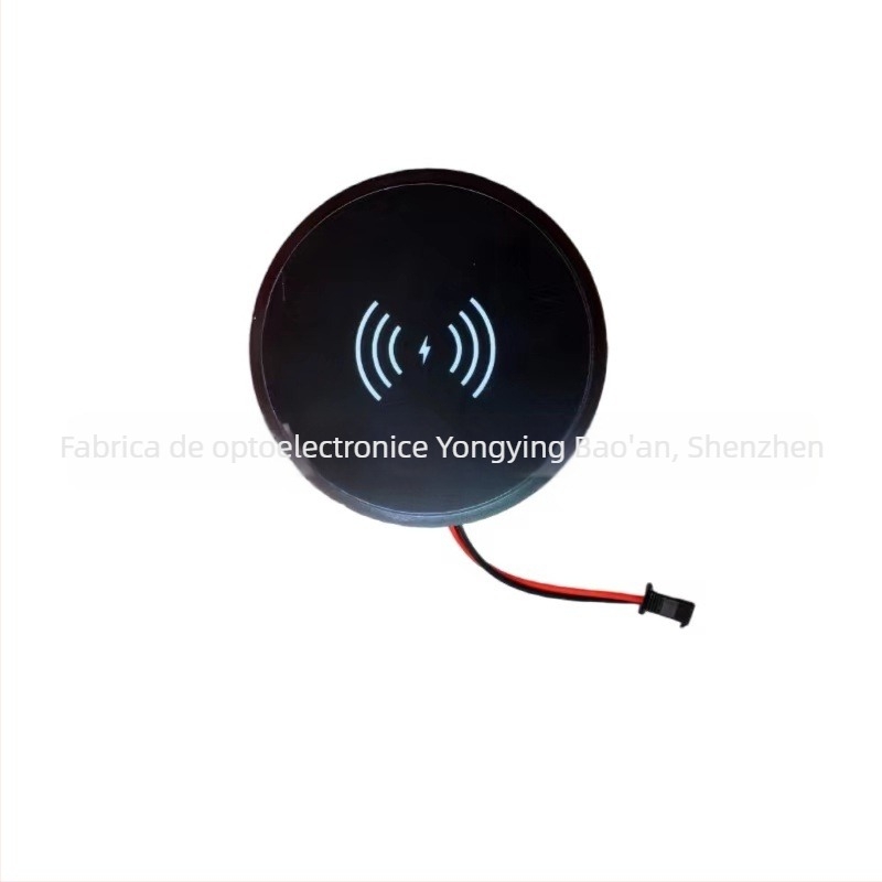 Încărcător wireless încorporat pentru birou, 12V intrare, 2A ieșire, 15W maxim