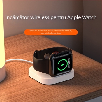 Încărcător vertical pentru Apple Watch cu încărcare wireless magnetic pentru seria iWatch 1–9 — 5W ieșire, 1A, QC3.0