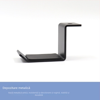 Suport desktop pentru căști, metalic, HH-009, fără găuri, compatibil universal