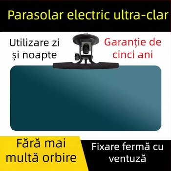 Protecție solară pentru triciclu electric, instalare cu ventuze, PVC, potrivire generală