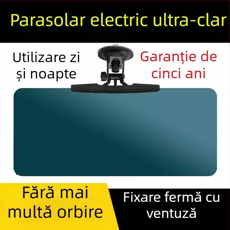 Protecție solară pentru triciclu electric, instalare cu ventuze, PVC, potrivire generală