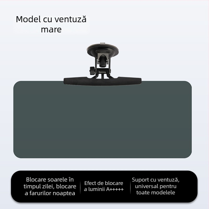 Protecție solară pentru triciclu electric, instalare cu ventuze, PVC, potrivire generală