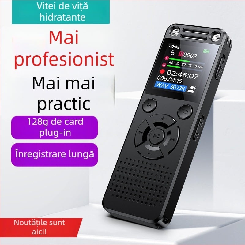 Runman KP600 pix de înregistrare portabil de înaltă calitate, autonomie lungă, reducere profesională a zgomotului HD, ecran color, înregistrare internă pentru întâlniri și birou