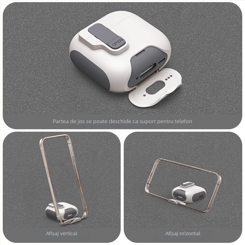 Carcasă TPU pentru AirPods – Multifuncțională, Portabilă, Universală; Turnare prin injecție, Compatibilă cu Apple și Huawei