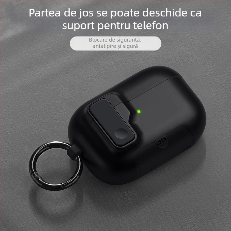 Carcasă TPU pentru AirPods – Multifuncțională, Portabilă, Universală; Turnare prin injecție, Compatibilă cu Apple și Huawei