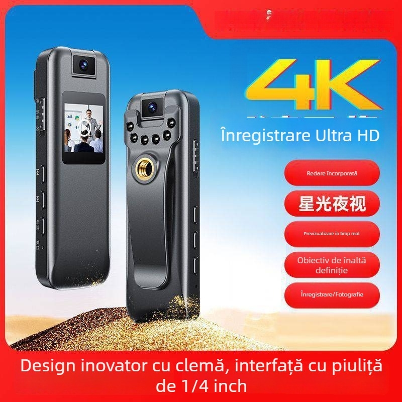 Înregistrator profesional de voce și video, cu standby ultra-lung, pentru organele de aplicare a legii