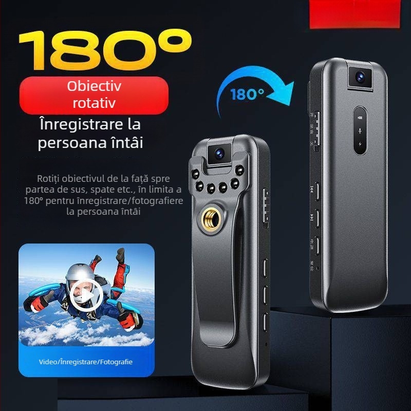 Înregistrator profesional de voce și video, cu standby ultra-lung, pentru organele de aplicare a legii