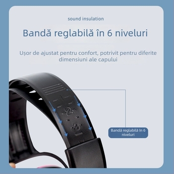 Protecții pentru urechi pentru copii, cu carcasă ABS rezistentă la cădere, pentru izolare fonică