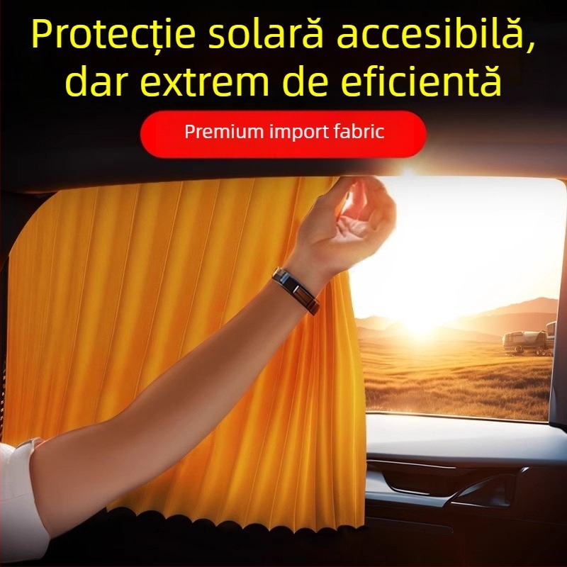 Jaluzele pentru geamuri auto — Model Carouri, Stil Business, Potrivire Universală, Pentru Ferestre