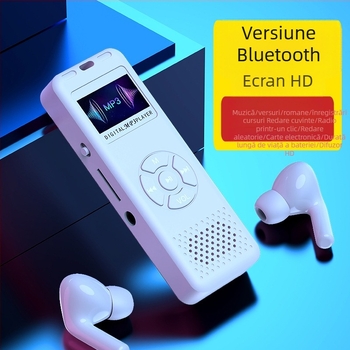 Player MP3/MP4 portabil cu ecran, înregistrator Bluetooth, radio FM, audiobook-uri, USB flash drive cu Bluetooth
