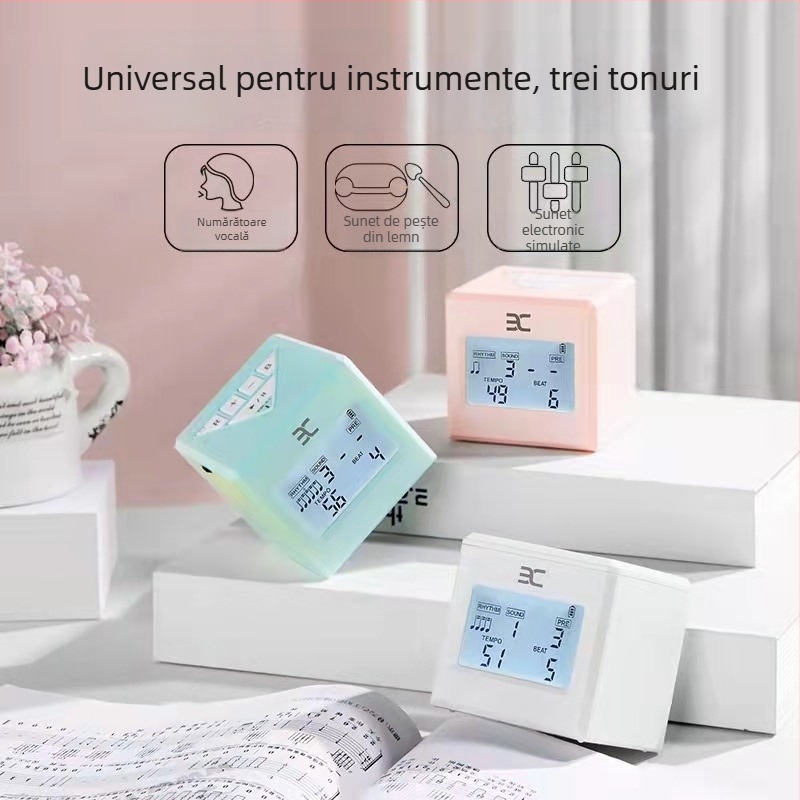 Metronom electronic ENO EM-A1 pentru pian, Guzheng, vioară, Erhu și tobe
