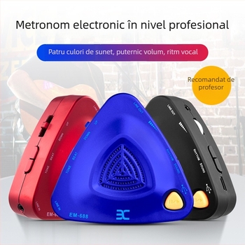 Eno EM-688 Metronom electronic cu tuner și tonalitate variabilă pentru pian, chitară, Guzheng, Pipa, Erhu și tobe – Metronom pentru examene muzicale