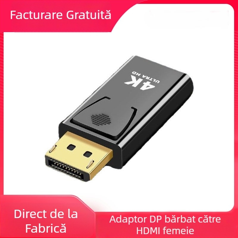 Adaptor DisplayPort către HDMI, DP spre HDMI, 4K UHD