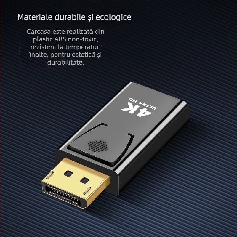 Adaptor DisplayPort către HDMI, DP spre HDMI, 4K UHD