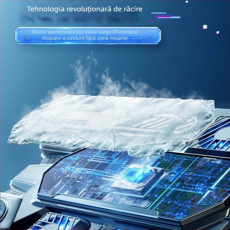 Bază de răcire pentru laptop cu răcire pe bază de semiconductori (Model: Q10; Brand: Ice coorel/core ice zone; Difuziunea căldurii: răcire cu semiconductori)