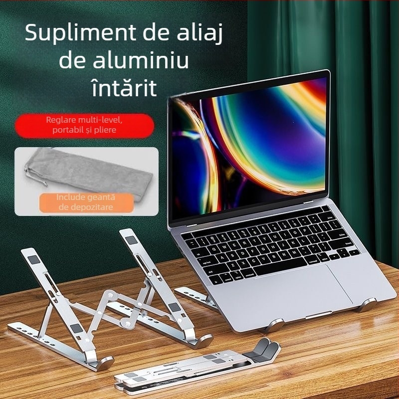 Suport de răcire pentru laptop cu 1 ventilator, model Double Fork, compatibil cu notebook-uri, construcție din plastic