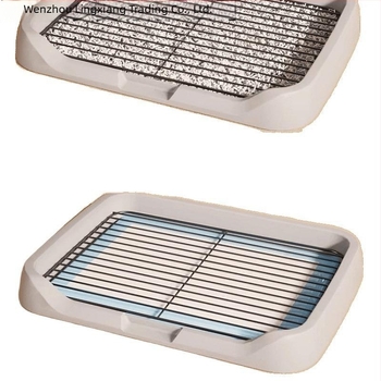 Lingxiang Toaletă pentru câini – ABS Plastic; Design anti-pășire; Fără import