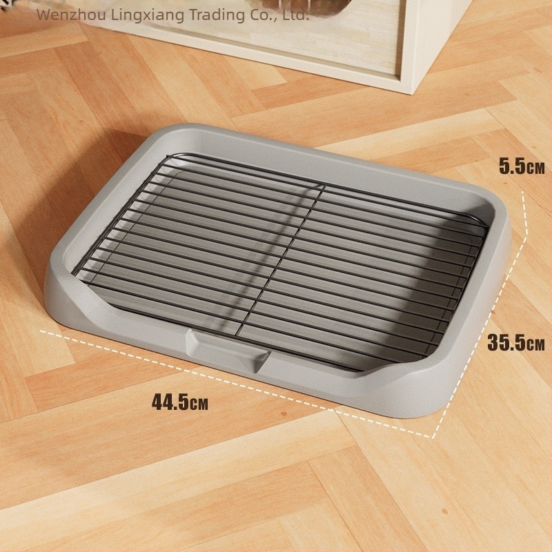 Lingxiang Toaletă pentru câini – ABS Plastic; Design anti-pășire; Fără import