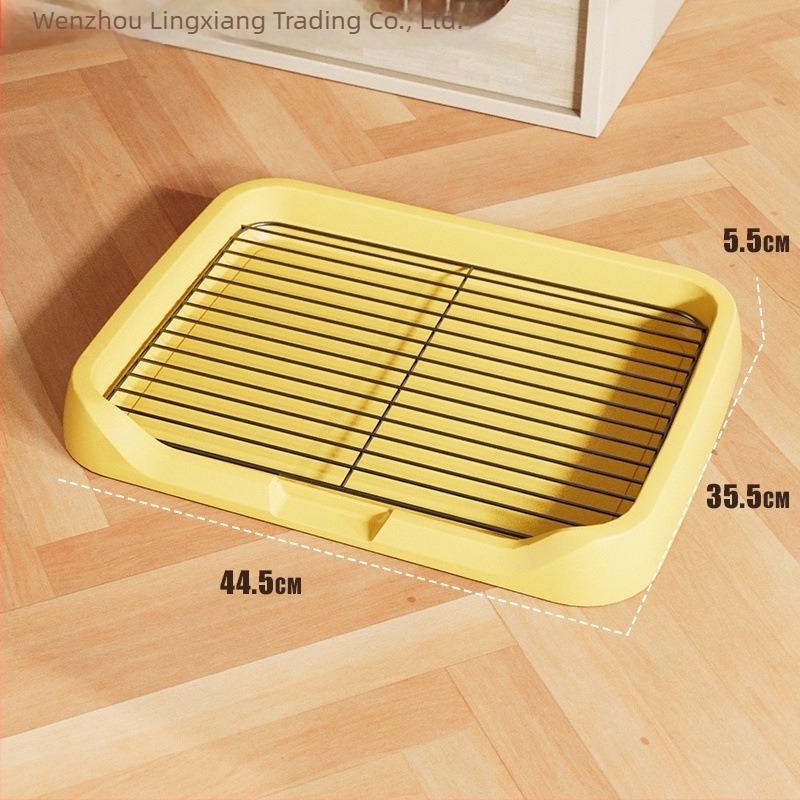 Lingxiang Toaletă pentru câini – ABS Plastic; Design anti-pășire; Fără import
