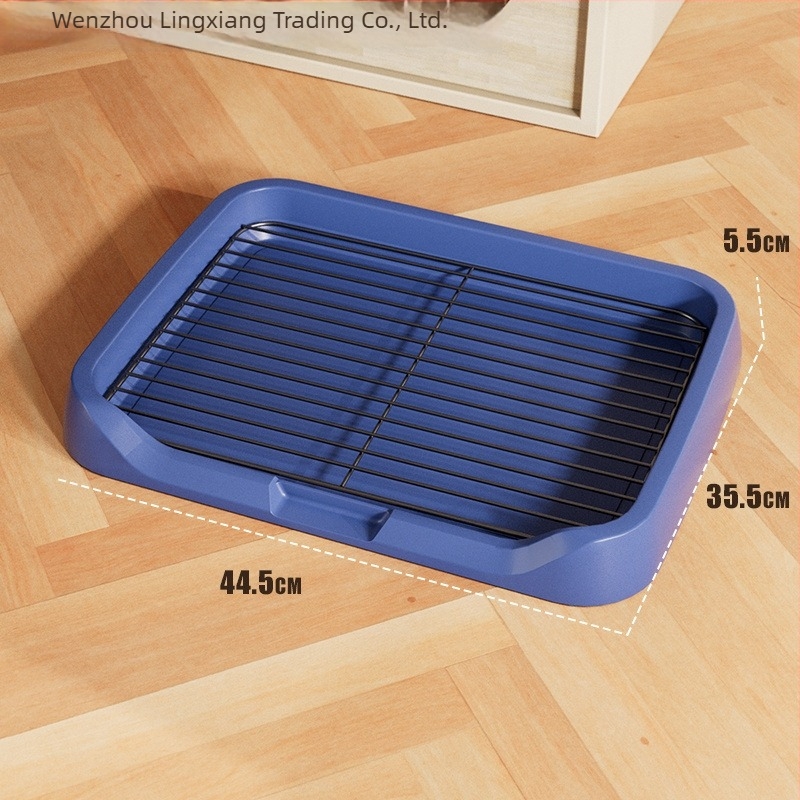 Lingxiang Toaletă pentru câini – ABS Plastic; Design anti-pășire; Fără import