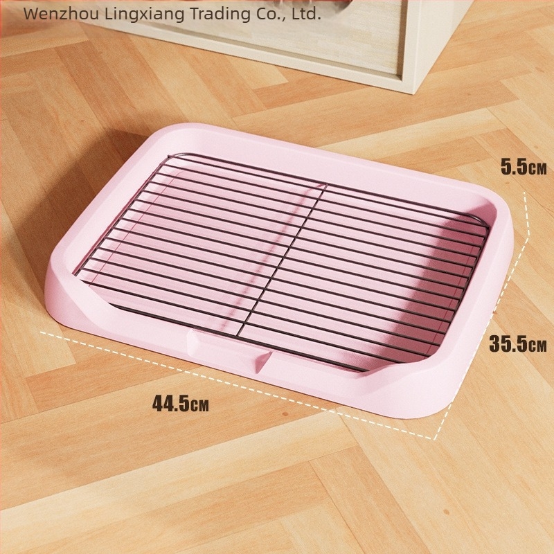 Lingxiang Toaletă pentru câini – ABS Plastic; Design anti-pășire; Fără import