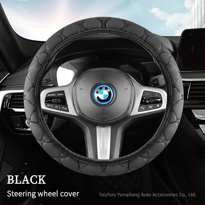 Husă de volan din piele artificială - universală, pentru toate sezoanele, montaj general, compatibilă cu majoritatea mașinilor, stil matur