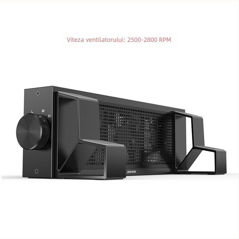 Racitor pentru laptop cu carcasă din aluminiu, configurație cu 3 ventilatoare, înălțime reglabilă, model JSNB-13