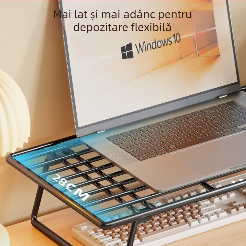 Mugg Suport de birou pentru monitor și laptop, din fier, model 2325605528241799680